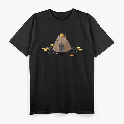 Adorable Capybara Minimalist Cute Animal Lover T-Shirt