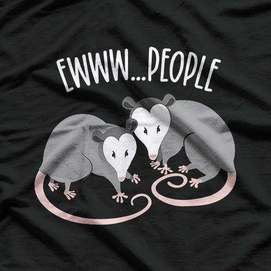 Possum Drama Queen Avoiding People Funny Introvert Vibes T-Shirt