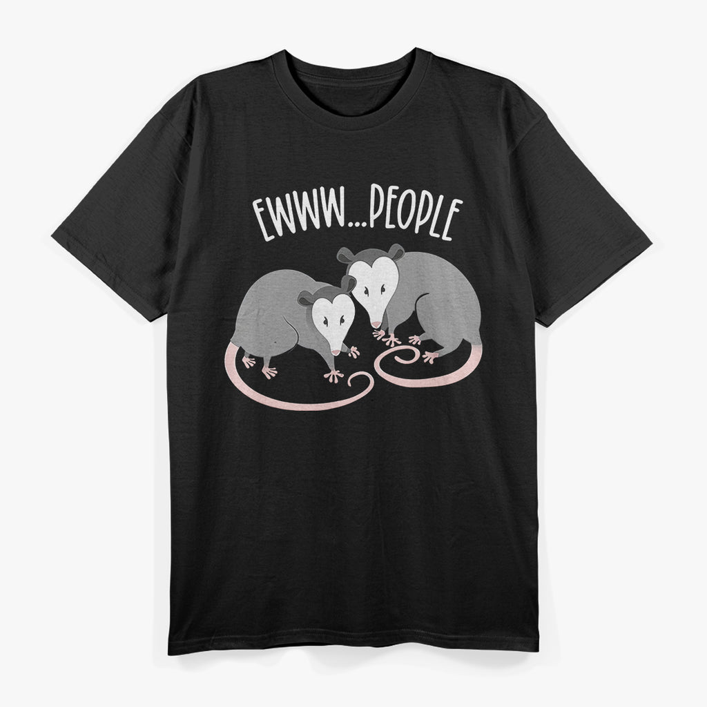 Possum Drama Queen Avoiding People Funny Introvert Vibes T-Shirt