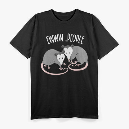 Possum Drama Queen Avoiding People Funny Introvert Vibes T-Shirt