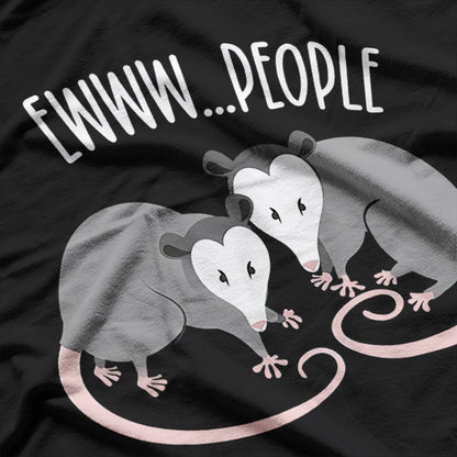 Possum Drama Queen Avoiding People Funny Introvert Vibes T-Shirt