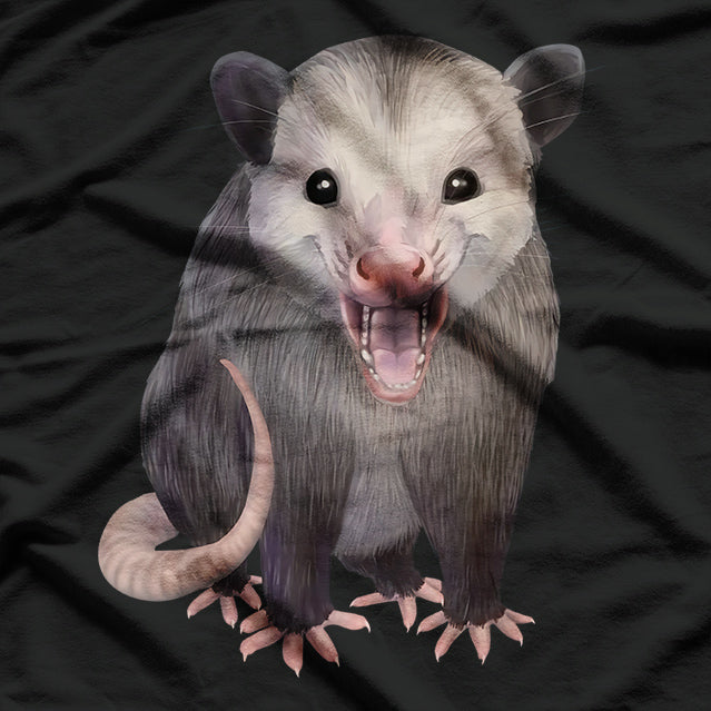 Cheerful Possum Fun Quirky Animal Lover Design T-Shirt