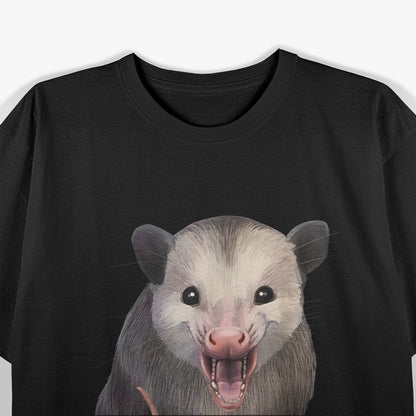 Cheerful Possum Fun Quirky Animal Lover Design T-Shirt