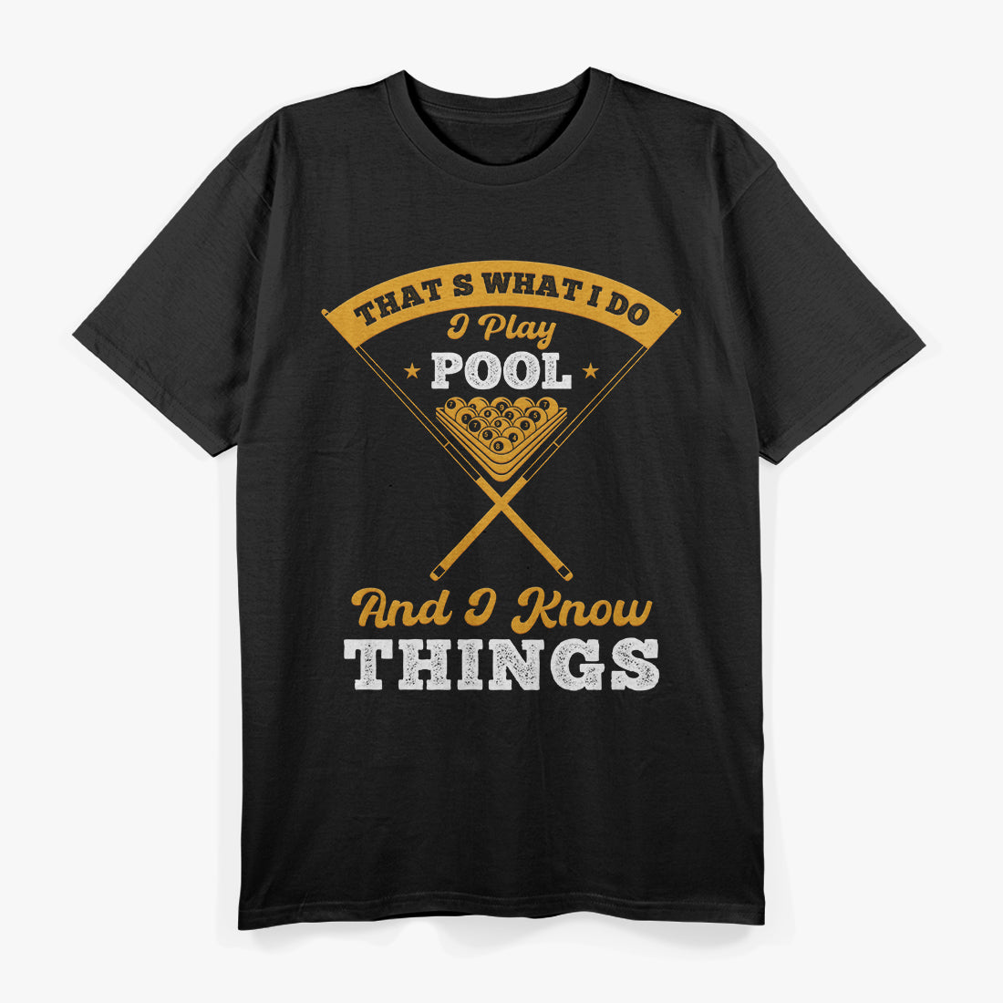 Pool Player 8-Ball - Billiard Cue Mastery T-Shirt