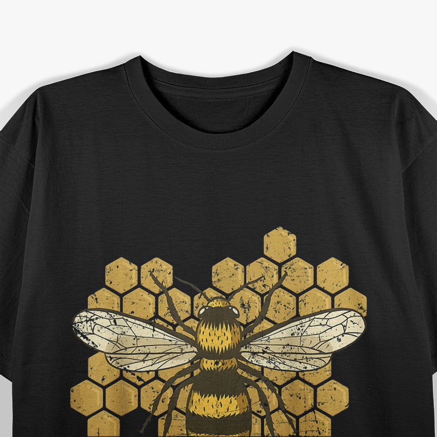 Retro Buzz Bee Lovers Style T-Shirt