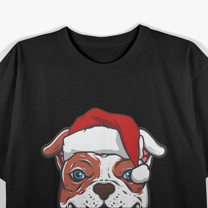 Christmas Bulldog Holiday Lover Festive Dog T-Shirt