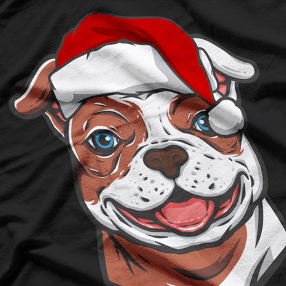 Christmas Bulldog Holiday Lover Festive Dog T-Shirt