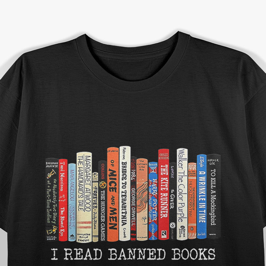 I Read Banned Books Week - Librarian Freedom for Readers T-Shirt