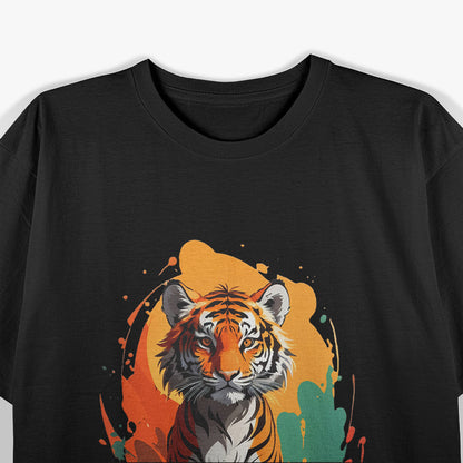 Tiger Animal Graphic Design T-Shirt