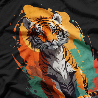 Tiger Animal Graphic Design T-Shirt