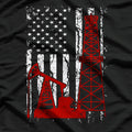American Oil Worker - Strength, Dedication, and Hard Work T-Shirt