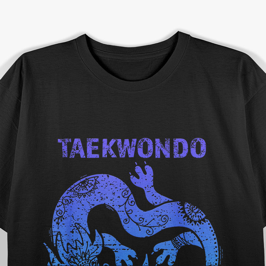 Taekwondo TKD Dragon Art Martial Arts Graphic T-Shirt