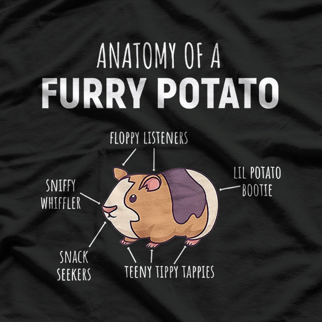 Furry Potato Anatomy Perfect For Guinea Pig Fans T-Shirt