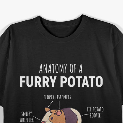 Furry Potato Anatomy Perfect For Guinea Pig Fans T-Shirt