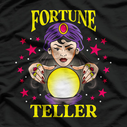 Fortune Teller - Gypsy Psychic Girl Tarot Reader Crystal Ball T-Shirt