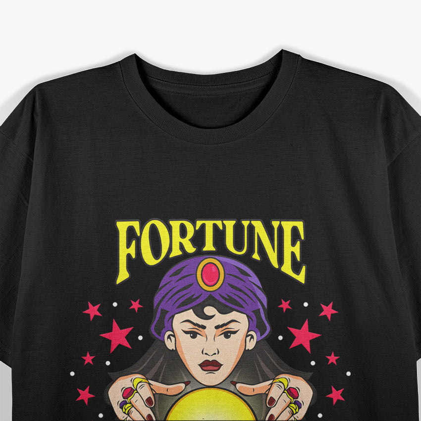 Fortune Teller - Gypsy Psychic Girl Tarot Reader Crystal Ball T-Shirt