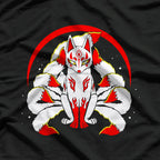 Kitsune The Enchanting Nine-Tailed Fox of Japanese Lore T-Shirt