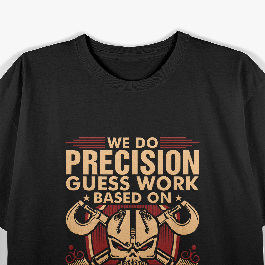 We Do Precision Work - Machinist Craftsmanship at Its Best T-Shirt