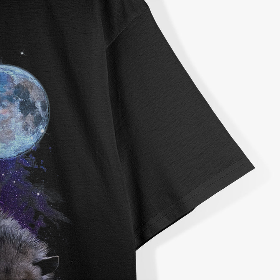 Mystic Possum Design With Three Moon Vibes T-Shirt