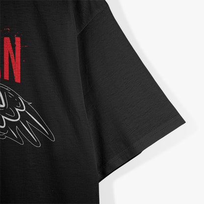 Vintage Mothman - The Legendary Cryptid in Timeless Style T-Shirt