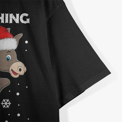 Festive Donkey Christmas Fun For Holiday Celebrations T-Shirt