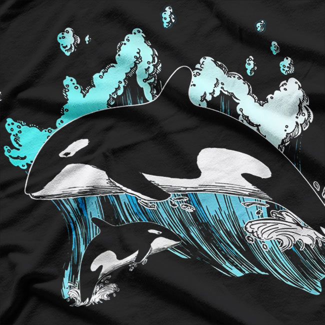 Killer Whale - Ocean Lover's Pride T-Shirt