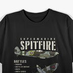 Raf Supermarine Spitfire WW2 Fighter Plane T-Shirt
