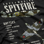 Raf Supermarine Spitfire WW2 Fighter Plane T-Shirt