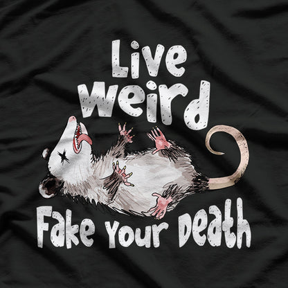 Cute Possum with Dark Humor Twist T-Shirt