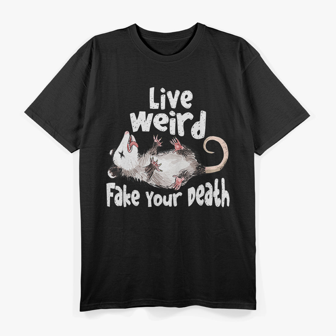 Cute Possum with Dark Humor Twist T-Shirt