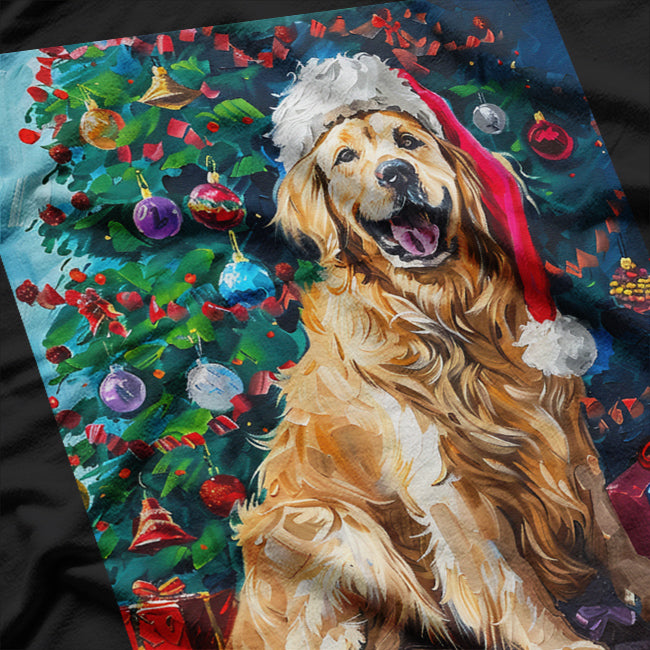 Golden Retriever Joyful Christmas Cheer T-Shirt