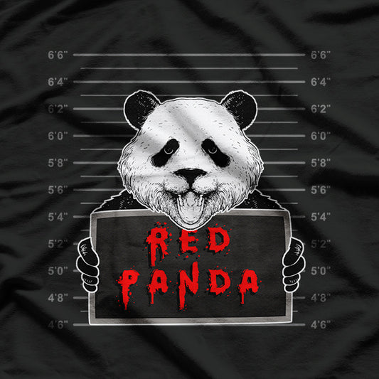 Cool Red Panda Retro-Style Graphic T-Shirt