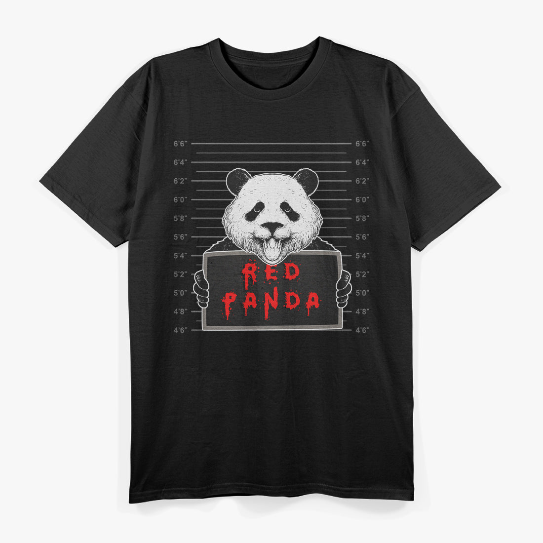 Cool Red Panda Retro-Style Graphic T-Shirt