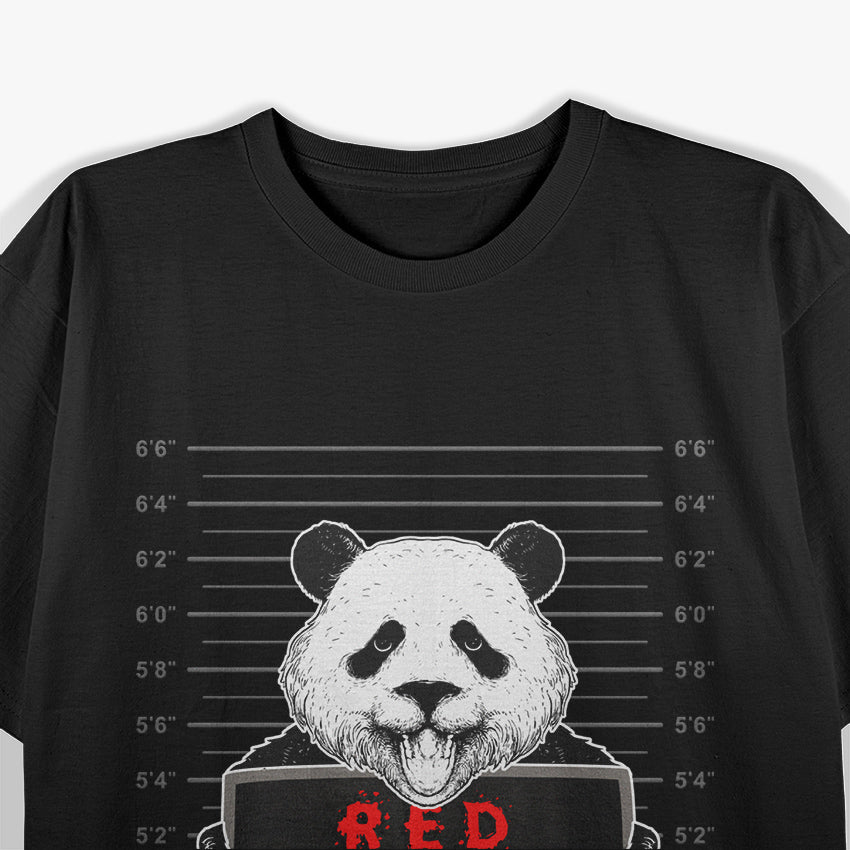 Cool Red Panda Retro-Style Graphic T-Shirt