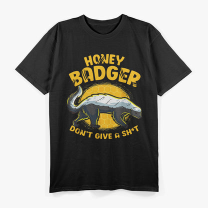 Honey Badger Mood Don't Care Humor T-Shirt