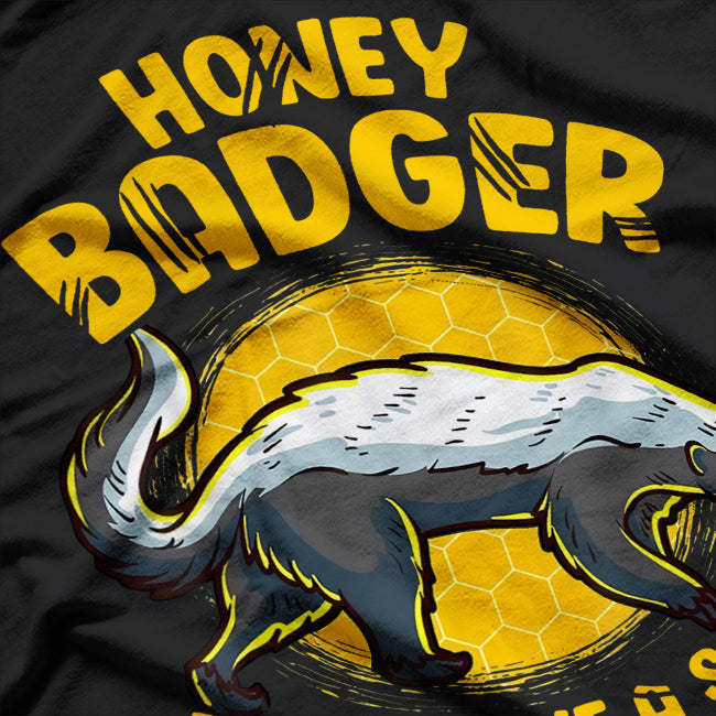 Honey Badger Mood Don't Care Humor T-Shirt