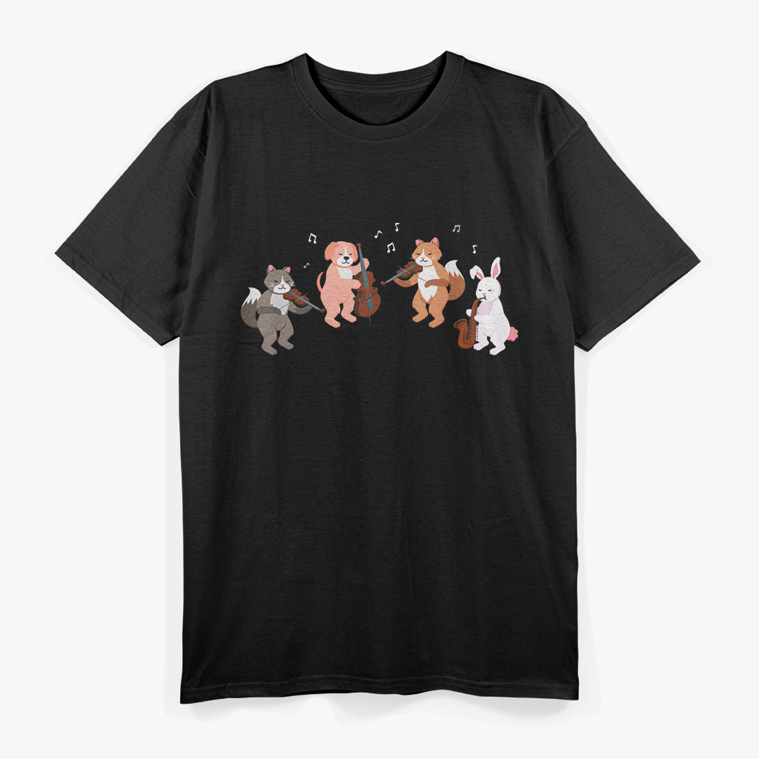 Cats Playing Violin Music Lover T-Shirt