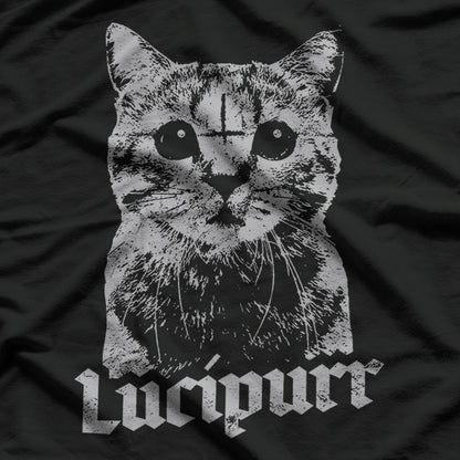 Lucipurr Cat Baphomet 666 Style T-Shirt