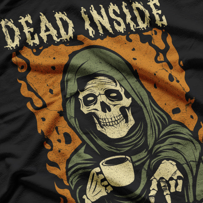 Grim Reaper’s Brew - Dead Inside But Caffeinated T-Shirt