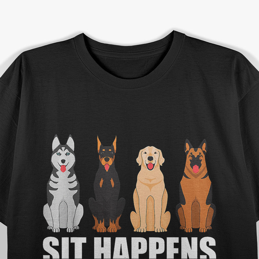 Funny Dog Training Puppy Lover Art Pet Owner T-Shirt