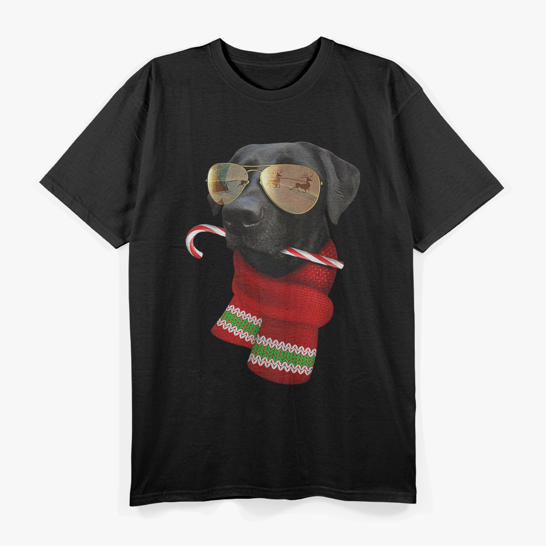 Labrador Christmas Gift Sunglasses Dog T-Shirt