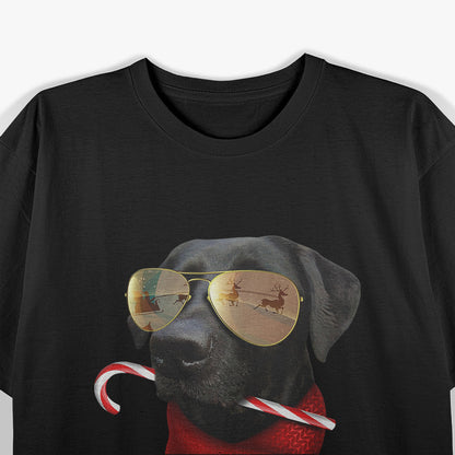 Labrador Christmas Gift Sunglasses Dog T-Shirt