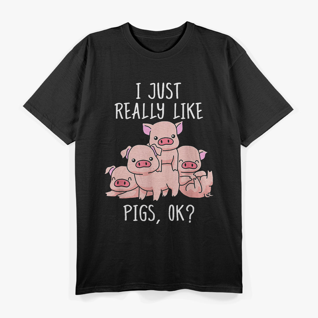 Love Pig Cute Animal Lover Farm T-Shirt