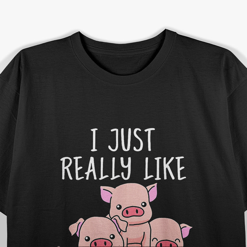 Love Pig Cute Animal Lover Farm T-Shirt