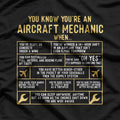 You Know You’re an Aircraft Mechanic – Aviation Maintenance T-Shirt