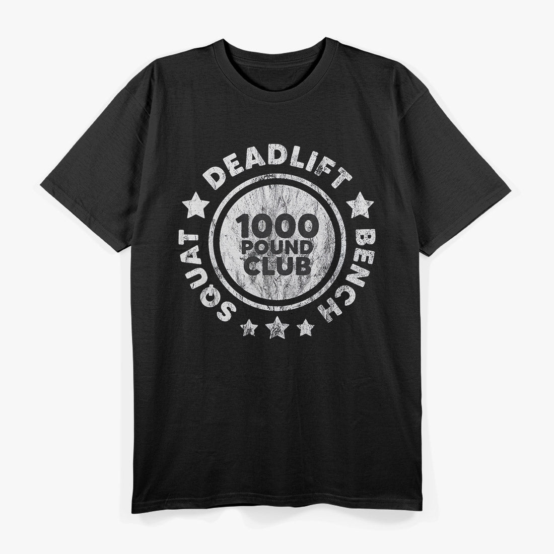 Funny Gym Workout – 1000 Pound Club Powerlifter T-Shirt