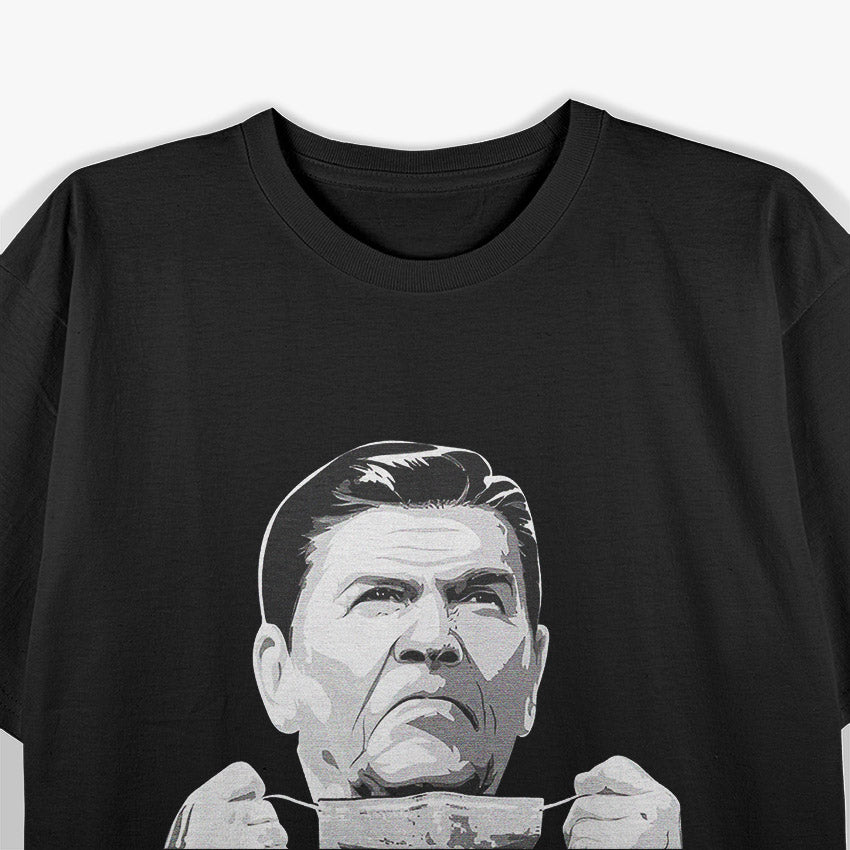 Ronald Reagan Humor – I Smell Hippies Retro Joke T-Shirt