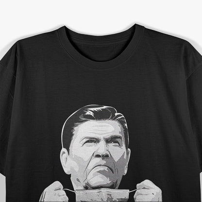 Ronald Reagan Humor – I Smell Hippies Retro Joke T-Shirt