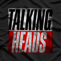 White Red Talking Heads Abstract T-Shirt